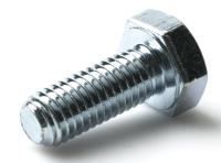 Sexkantsskruv M6S 8.8 blankförzinkad, ISO 4017